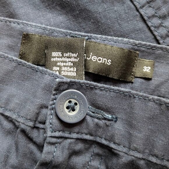 Calvin Klein Jeans Dark Blue Cargo Shorts - Picture 5 of 5